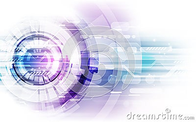 Abstract technology speed concept. vector illustration background Vector Illustration