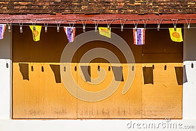 Abstract temple wall Stock Photo