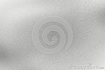 Abstract texture background, shiny brushed silver steel wall Stock Photo