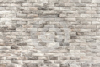 White gray brick wall background Stock Photo