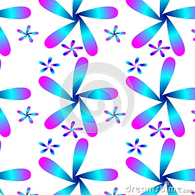 Abstract texture with flowers Stock Photo