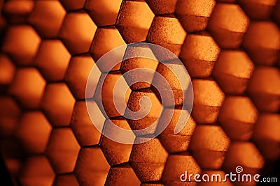 Abstract texture honeycomb Stock Photo