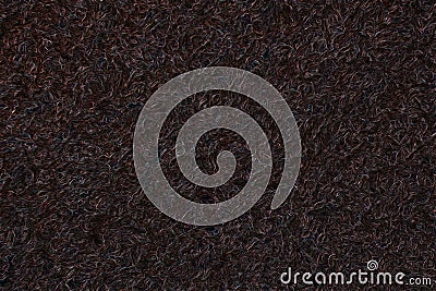 Abstract texture imitating brown curly wool Cartoon Illustration