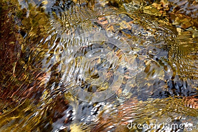 Abstract texture river creek stream, water on rock Stock Photo