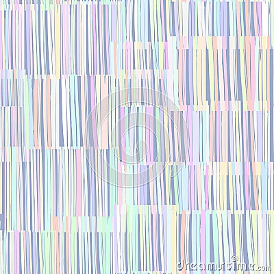 Abstract texture seamless pattern. Random colored stripes Vector Illustration