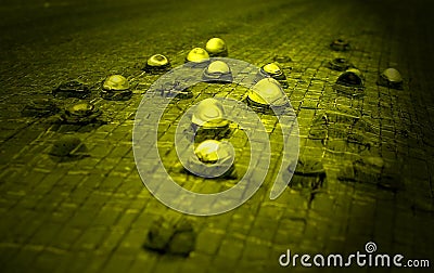Abstract texture with waterdrops Stock Photo