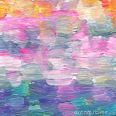 Abstract textured acrylic and watercolor hand painted background Stock Photo