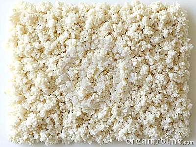 Abstract textured background of countless small, offwhite, popcornlike shapes. Ideal for website design, texture overlays, or Stock Photo