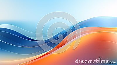 Abstract and textured wavy motion flowing backgrounds. AI Generative Stock Photo