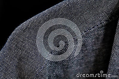Abstract thick drape cloth texture - blazer material texture Stock Photo