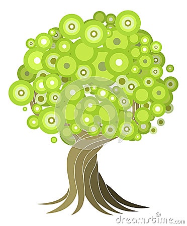 Abstract tree illustration Vector Illustration