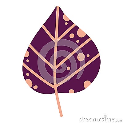 Abstract trendy doodle art. Set of hand drawn plant, curve, shape, object, blob. Design element. Flat vector cartoon Vector Illustration