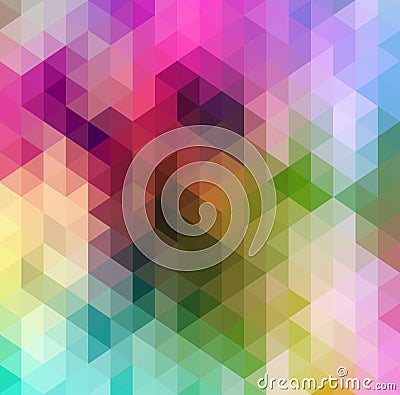 Abstract Triangle Geometrical Multicolored Background, Vector Illustration EPS10 Vector Illustration