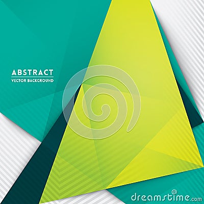 Abstract Triangle Shape Background Vector Illustration