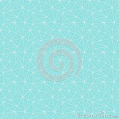 Abstract triangles dots geometric background Stock Photo