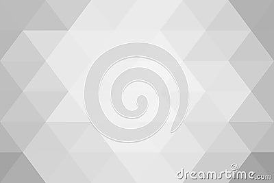 abstract triangles white gradient for background. geometric style. Stock Photo