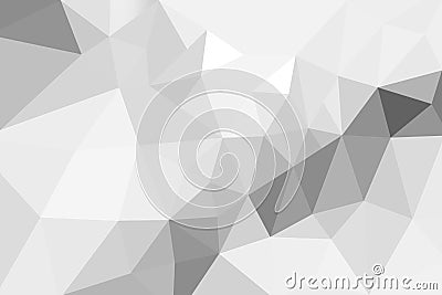 abstract triangles white gradient for background. geometric style. Stock Photo