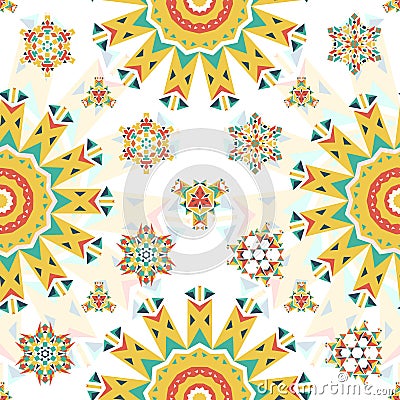 Abstract triangular abstract geometry polygonal shape kaleidoscope logo template vector illustation. Vector Illustration