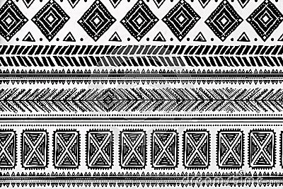 Abstract Tribal Pattern Stock Photo