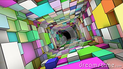 Abstract tunnel Stock Photo