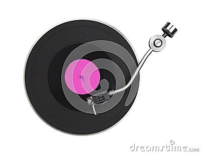 Abstract turntable Stock Photo