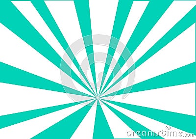 Abstract Turquoise Sun Burst Background - PNG Raster Design Stock Photo