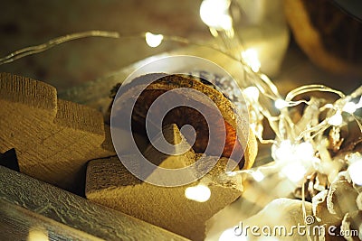 Abstract twinkled christmas background Stock Photo