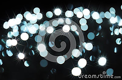 Abstract twinkled christmas background Stock Photo