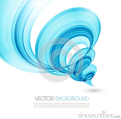 Abstract twist line background. Template brochure Vector Illustration