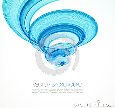 Abstract twist line background. Template brochure Vector Illustration