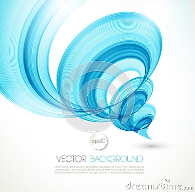 Abstract twist line background. Template brochure Vector Illustration