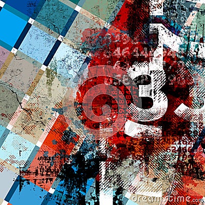 Abstract Typo Background Stock Photo