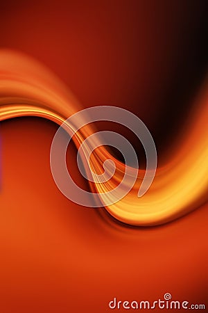 Abstract ultra orange dynamic wave design Stock Photo