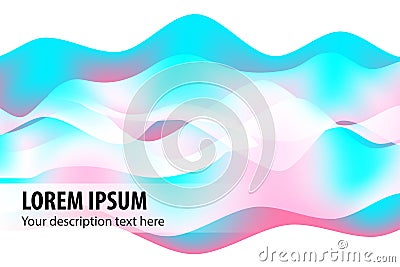 Abstract ultra violet curve overlap with blank space for text place design Vector Illustration