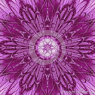 Abstract ultra violet mandala background design Stock Photo