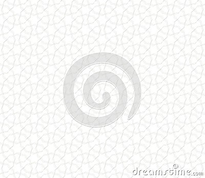 Abstract unfocused line ornamental texture. Abstract star shape seamless pattern. Arabesque line ornament with geometric shapes Vector Illustration