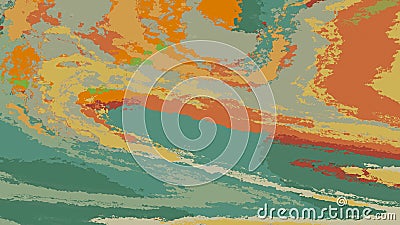 Abstract unique textured background and digital painting Stock Photo