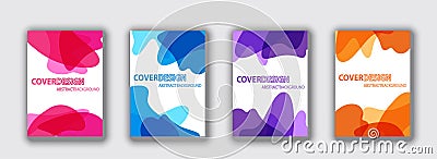 Abstract universal colorful covers design. Web header template. Minimal geometric pattern gradients. Design for card, invitation, Vector Illustration