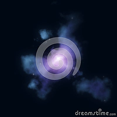 Abstract Universe - Pink Mysterious Space Nebula Royalty Free Stock ...