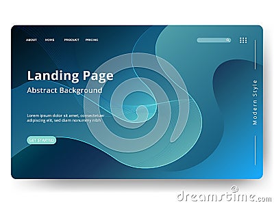 Abstract vector background, can be used for landing pages, web, ui, banners, templates, flyer, posters. Modern style Vector Illustration