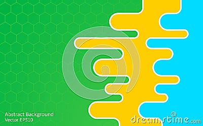 Abstract vector background, template design Vector Illustration