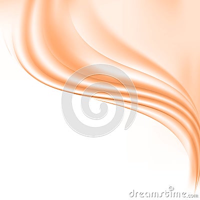 Abstract vector background. Smooth,silky waves.Design element Vector Illustration