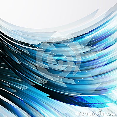 Abstract background wiht transparent blue-gray elements Vector Illustration