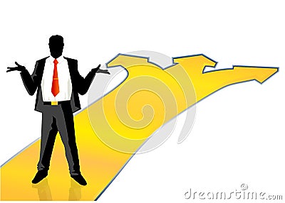Abstract Vector Businessman Background Stock Photo