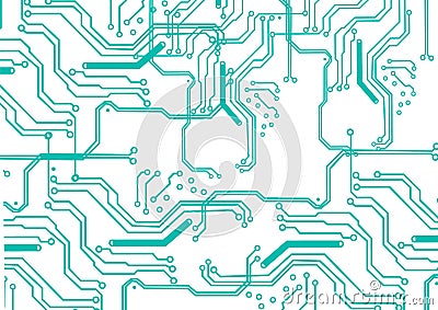 Abstract vector circuit digital technology elements design background, illustration vector design background Vector Illustration