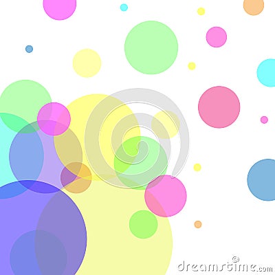 Abstract vector with colorful bubble elements Vector Illustration