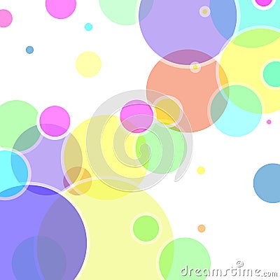 Abstract vector with colorful bubble elements Vector Illustration