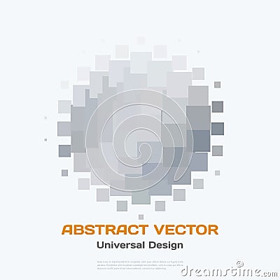 Abstract vector design elements for graphic layout. Modern busin Vector Illustration