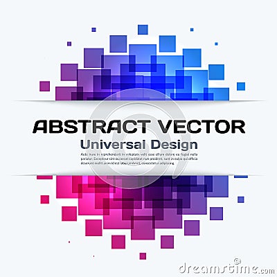 Abstract vector design elements for graphic layout. Modern busin Vector Illustration