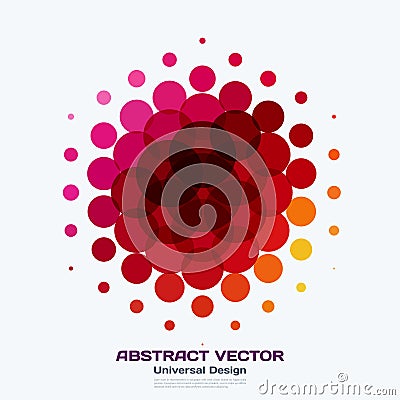 Abstract vector design elements for graphic layout. Modern busin Vector Illustration